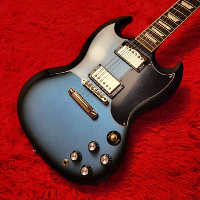 2025 Gibson SG Standard '61 Custom Color Pelham Blue Burst - All Original - With Original Hard Case image 3