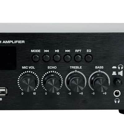 Rockville BLUAMP 90 Home Stereo Bluetooth Receiver Amp w/Mic+Phono+HDMI Input image 1