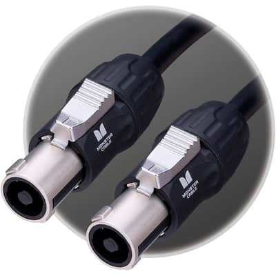 Monster Cable Prolink Studio Pro 2000 Speaker Cable with Speak-On Connectors Regular 10 ft. Black image 2