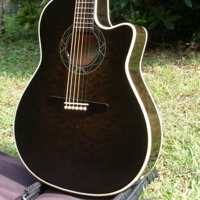 1997 K. Yairi YD87N TBK Made In Japan Black+Hard Case image 4