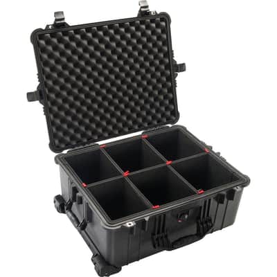 Pelican 1610TP Case with TrekPak Divider System (Black) image 1