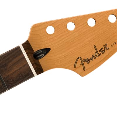 Fender Satin Roasted Maple Stratocaster Neck 22 Jumbo Frets 12" Rosewood Flat Oval Shape image 3