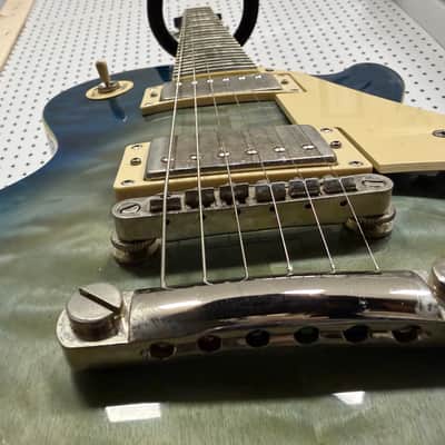 Epiphone Les Paul Standard Plus Top PRO 2012 - 2019 - Translucent Blue image 3