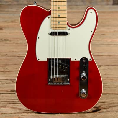 Fender American Deluxe Telecaster Crimson Red Transparent 2000 image 1