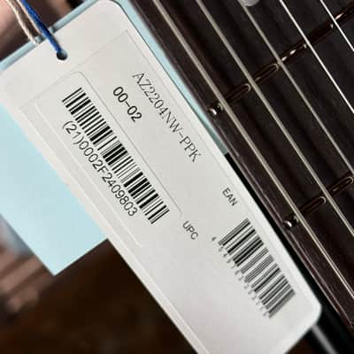 Ibanez AZ2204NW-PPK Prestige Pastel Pink - incl. Case - NEW image 9