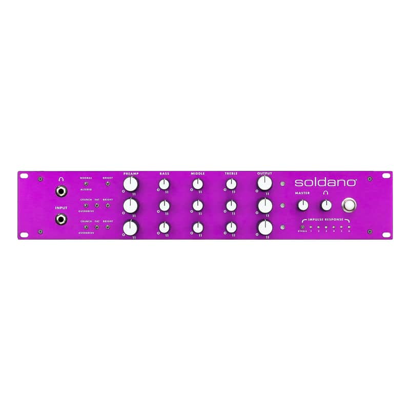 サルート 薫 80 パープル リボンブラ&ソング SOLDANO X88-IR, 3-Channel All-Tube Stereo Rackmount Preamp