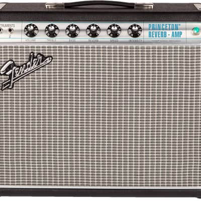 Fender '68 Custom Princeton Reverb-Amp 12-Watt 1x10" Guitar Combo 2013 - Present - Black image 1