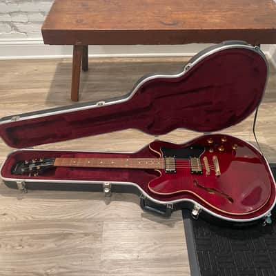Epiphone Dot Deluxe (Plus Top) 2001 - 2007 - Wine Red image 3