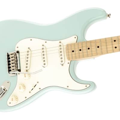 Squier Deluxe Stratocaster Daphne Blue image 1