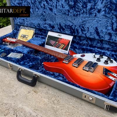 ♚ PRISTINE ♚ 2017 RICKENBACKER 350V63 Liverpool ♚ LUSH DEEP FIREGLO !♚ 6.2 LBS !♚ TOASTERS♚SAVE ££s. *360*330*325 image 3