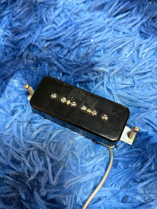 1972 Gibson Logo Embossed P90 Dog Ear Pickup image 1