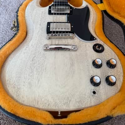 Gibson Custom Dealer Select 1961 Les Paul SG Standard Reissue – Gloss TV White 2026 image 3