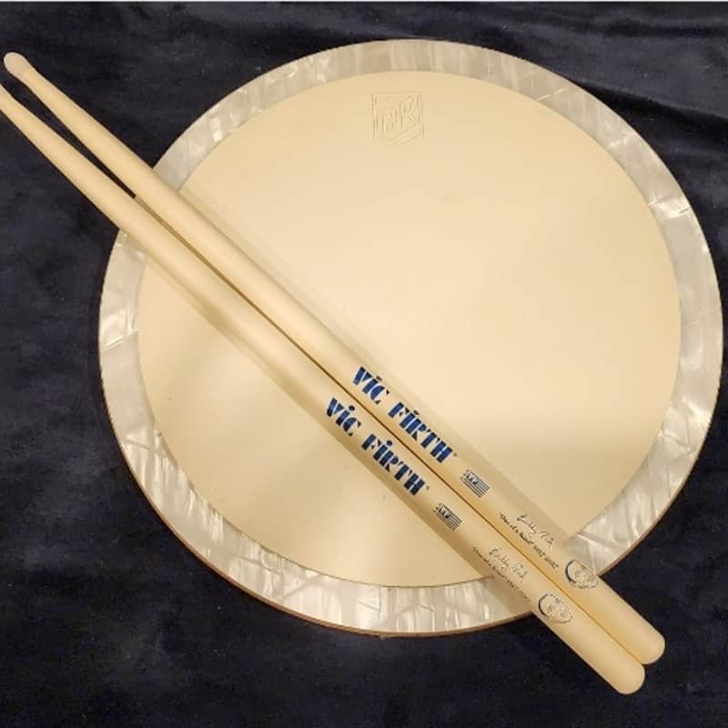 2000 DW Buddy Rich Practice Pad White Marine Pearl