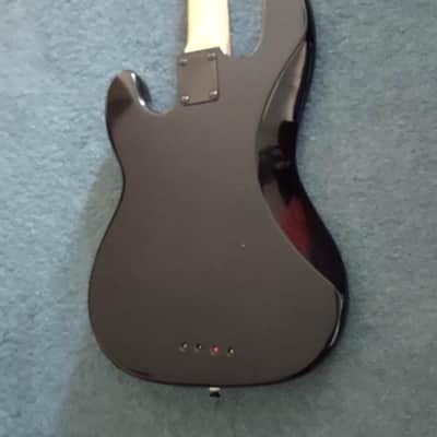 Vista Bass Guitar Vintage 80's - Black/Mirrored MIJ Rare image 9