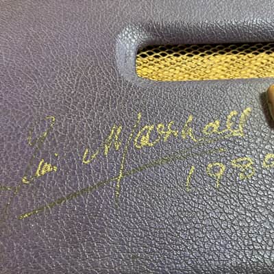 Marshall JMP 1959 Super Lead 2-Channel 100-Watt Guitar Amp Head 1973 Factory Purple Signed by Jim Marshall image 23