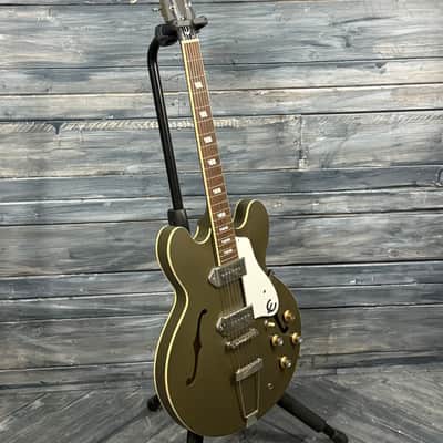 Epiphone Casino Worn 2020 - 2025 - Worn Olive Drab image 4