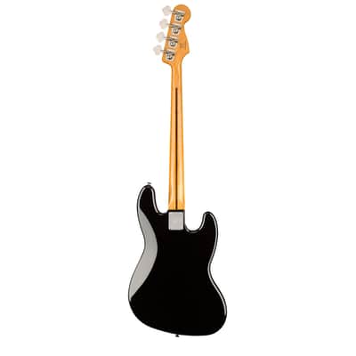 Used Squier Classic Vibe '70s Jazz Bass Left-Handed - Black w/ Maple FB image 7