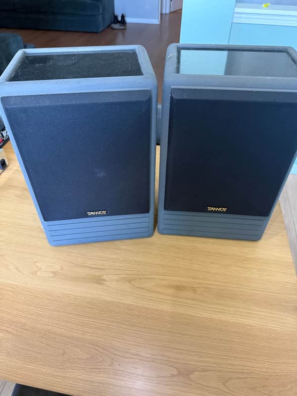 Tannoy System 8 NFM II Passive Coaxial Nearfield Studio Monitors (Pair) 1990s - Gray image 1