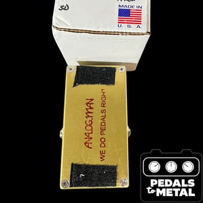 Analogman Sun Face BART Germanium Fuzz with Sun Dial Knob LED, I/O 2020 - 2021 - Gold X16792 image 11