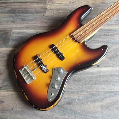 2007 Edwards (by ESP) Jaco Pastorius Fretless Jazz Bass Guitar (Made in Japan) image 1