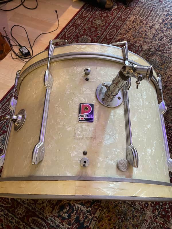 Premier 1960s Vintage Drum Kit - White Marine Pearl - 20 16 12 image 1