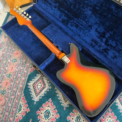 Framus Strato Deluxe 1965 - Sunburst w/ Rare See-Through Tourtoise Guard w/ OHSC image 6