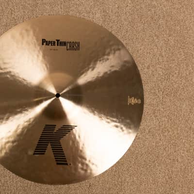 Zildjian 19" K Paper Thin Crash Cymbal 1394g image 1