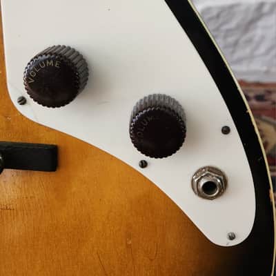 RARE! 1959 Harmony H-46 Stratotone Tobacco Burst USA image 13