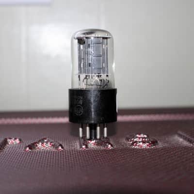 RCA 6SN7GT VT-231 D GETTER BLACK LADDER PLATE TEST NOS++ VINTAGE 1950's image 2