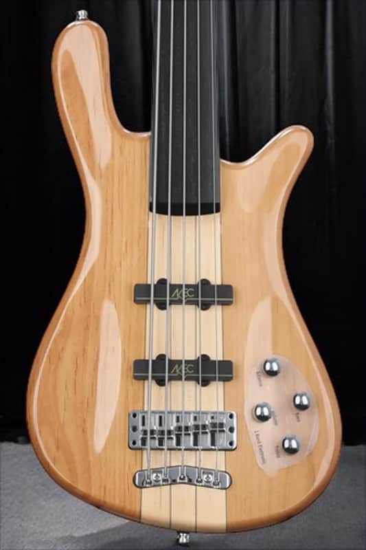 Warwick RockBass Streamer NT I, 5-String, Fretless - Natural Transparent High Polish image 1