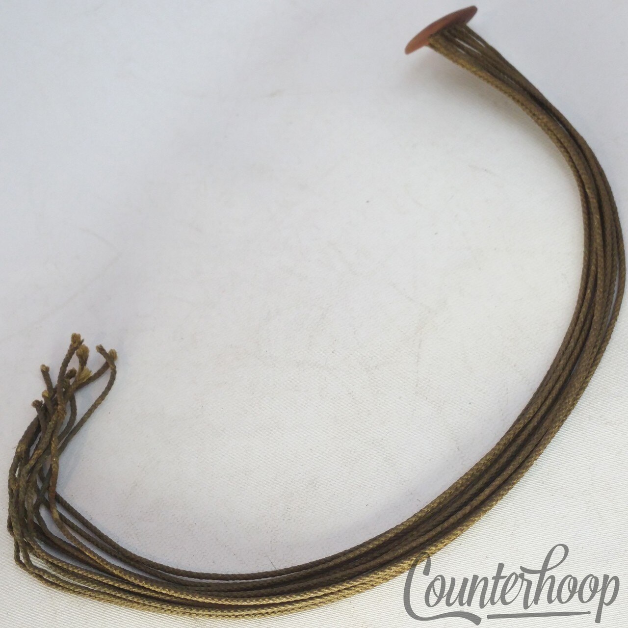 Gretsch Braided Linen 14"Snare Drum Wires/12x Strands Vintage 30s Leather Butt — main photograph
