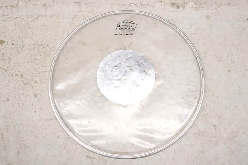 Ludwig Rockers 13" Silver Dot Clear Drum Head Vintage image 1