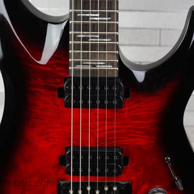 Schecter Omen Elite-6 FR - Black Cherry Burst image 4