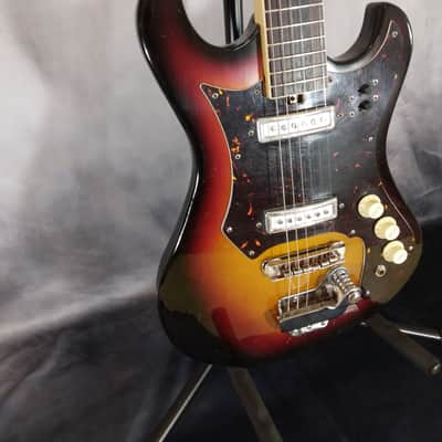 Silvertone Rare, Vintage, Made in Japan, Electric Guitar Model 319-14109? 1960s - Tobacco Burst image 3