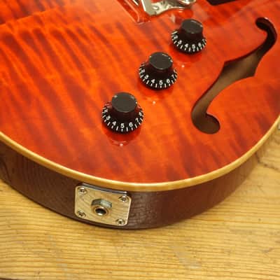 Knaggs Chena T3 Indian Red Hollowbody 2012 image 11