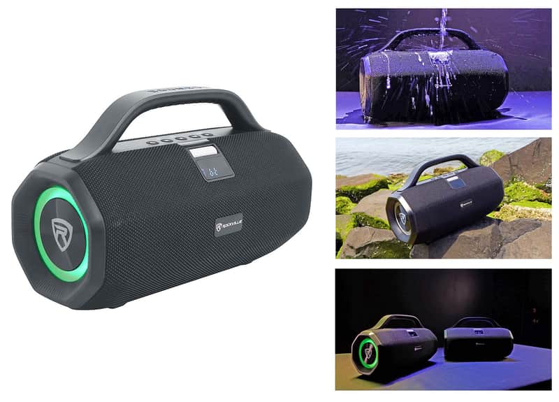 Rockville SONIC-50L Large Portable Bluetooth Party Speaker, Big Bass/LED/Mic In image 1