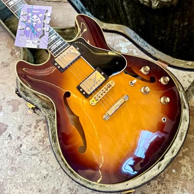 Yamaha  SA-2000 c 1980 - Sunburst original vintage MIJ Japan es-335 image 2