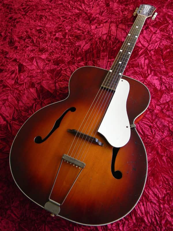 Old Kraftsman Kay K-43 Vintage 1952 - 1957 Master 17 " Jumbo Archtop Jazz Blues Guitar 50's image 1