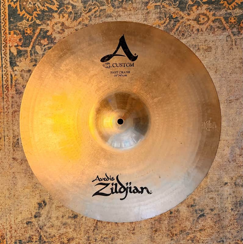 Zildjian A Custom Fast Crash 18” Only 1296 g Amazing Sounding One! Dark Super Responsive! image 1