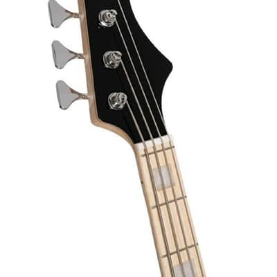 Cort Elrick New Jazz Standard NJS 4, 4-String Bass, Black, Video Demo! image 9