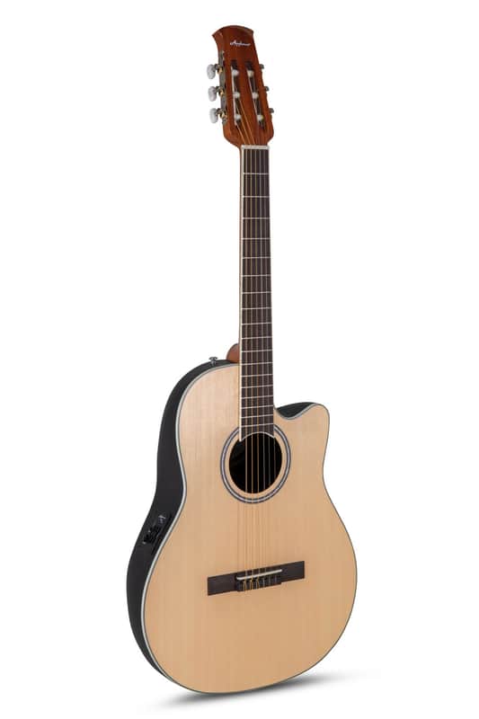 Ovation AB24CS-4S Applause Std Mid-Depth Nylon 6-String Classical Acoustic-Electric Guitar w/Gig Bag image 1