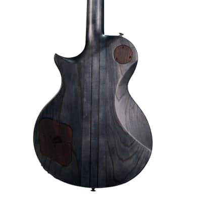 10S GF Neck-Thru Maple Walnut 5 Piece Neck, Ash Body, EMG Pickups Electric Guitar Satin Black image 8