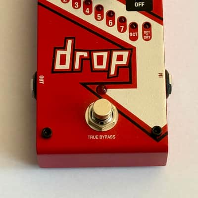 DigiTech Drop Compact Polyphonic Pitch-Shifter 2010s - Red image 1
