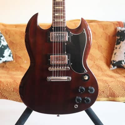 1970's Fernandes Greco SG "Lawsuit Era" Electric Guitar Dark Cherry image 1