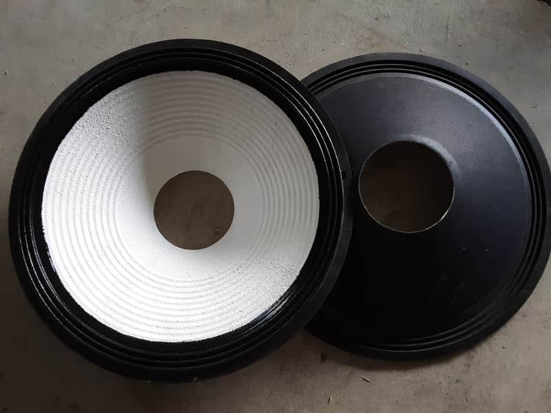 JBL 2226 CONE TYPE WHITE AQUAPLAX RECONE RE-CONE 15" 4" FITS MANY JBL/OTHERS TOO image 1
