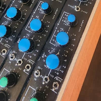 Trident 5 Channel B Range Microphone Preamp EQ Sidecar 1972 - Custom Racked Rare Vintage Legends Helios image 12