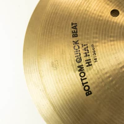 Zildjian A 14" Quick Beat Hi Hat Cymbals 1409g 1256g image 3