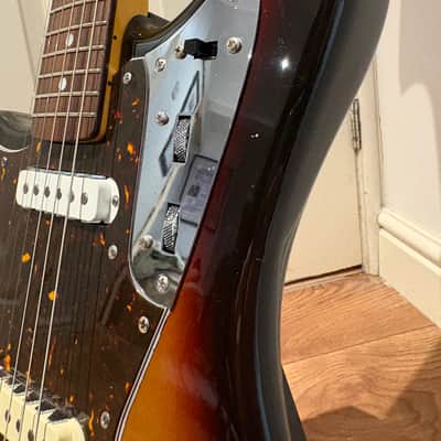 Fender Japan '62 Reissue Jaguar (JG-66) Left-handed - 2006-2008 Sunburst w/ Hard Case image 6