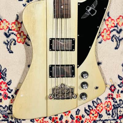 2012 Epiphone Thunderbird IV Limited Edition - TV Silver image 3