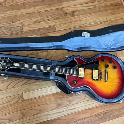 Burny RLC-70 1990s - Cherry Sunburst image 2